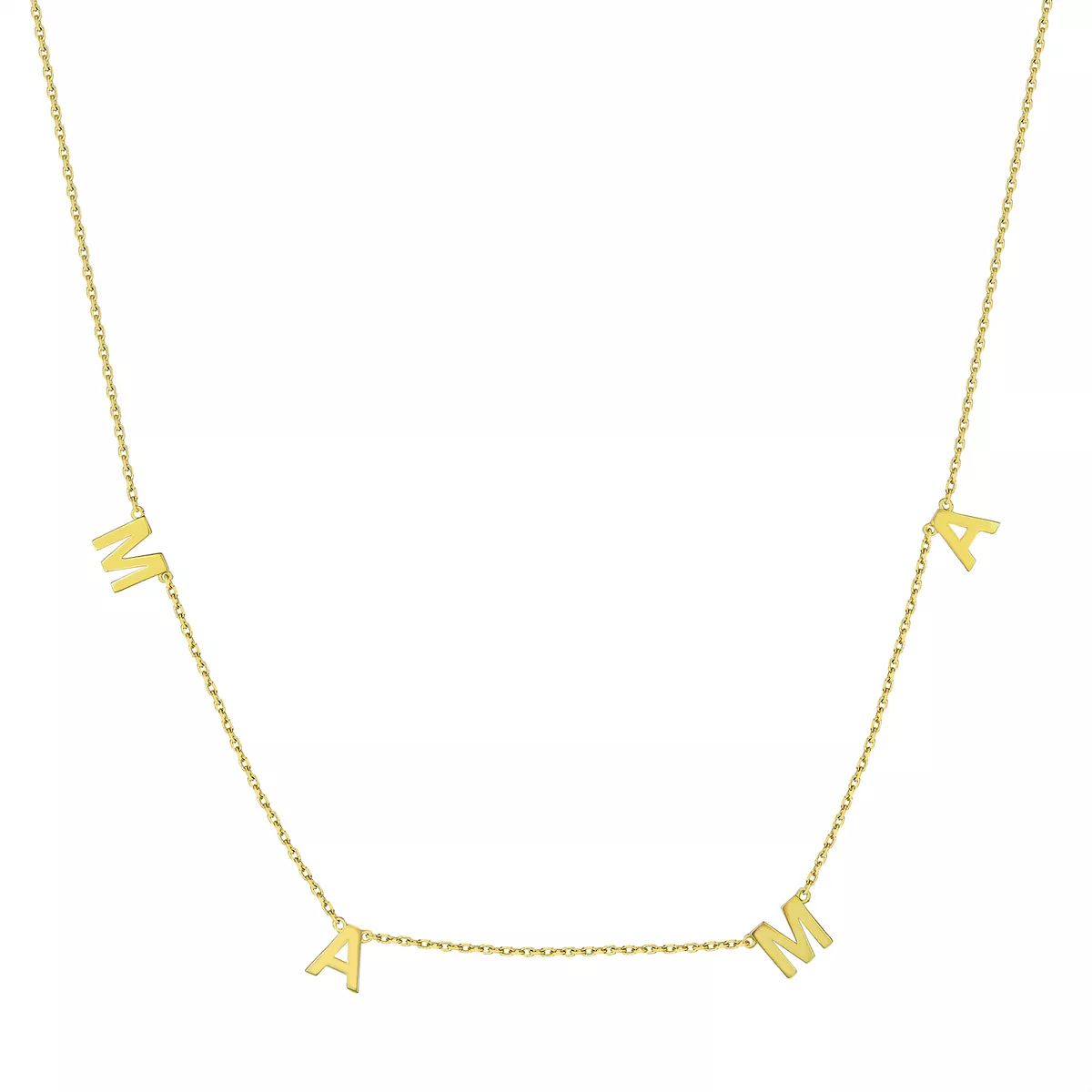 Taylor Grace 10k Gold "MAMA" Necklace | Kohl's