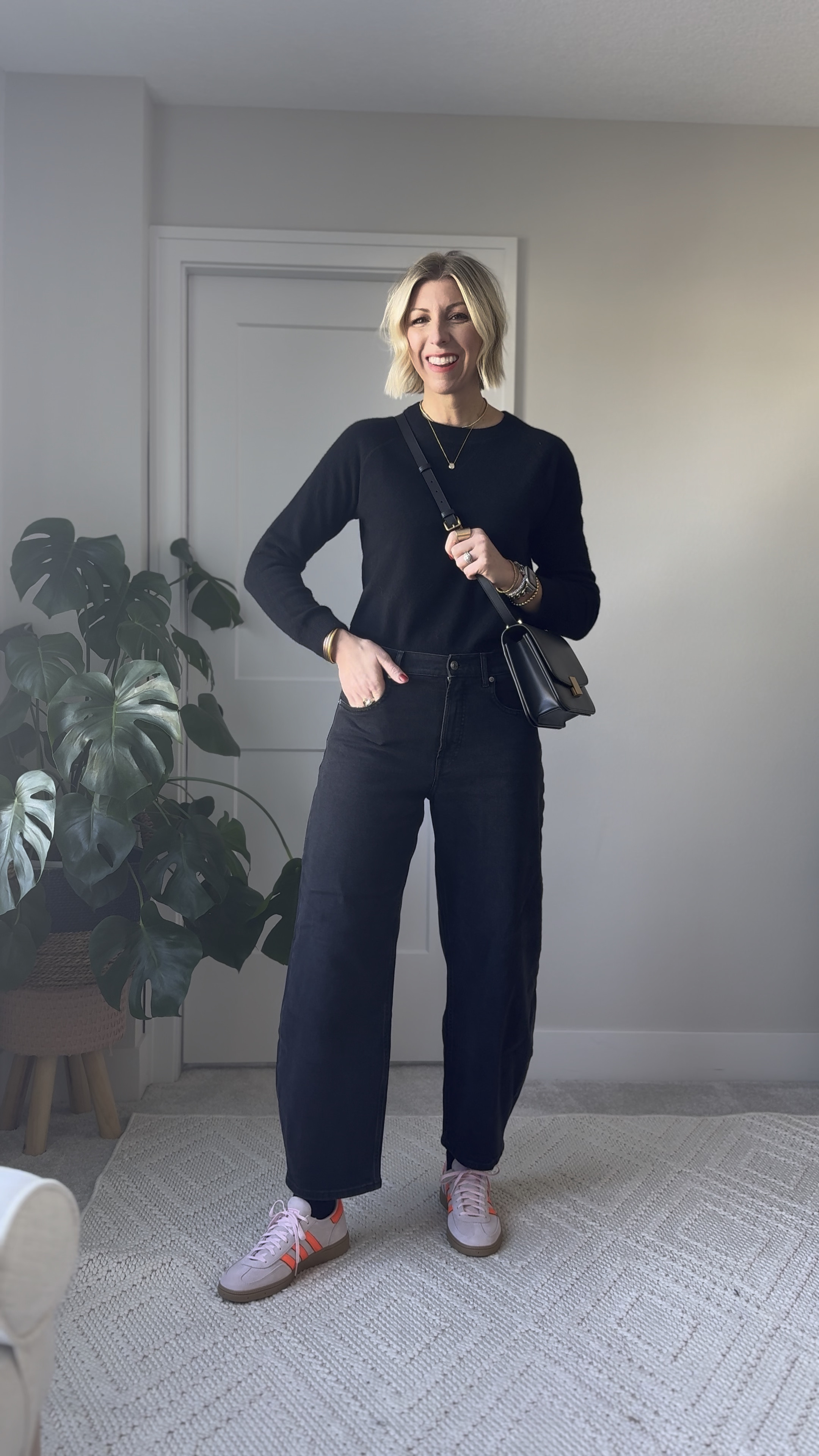 Sneaker outfit idea: bring a pop of color to an all black/monochrome look this winter 💕

These amazing sneakers fit true to size, I love the fit so much. I have them in several colors👏🏻

#LTKWatchNow #LTKOver40 #LTKStyleTip