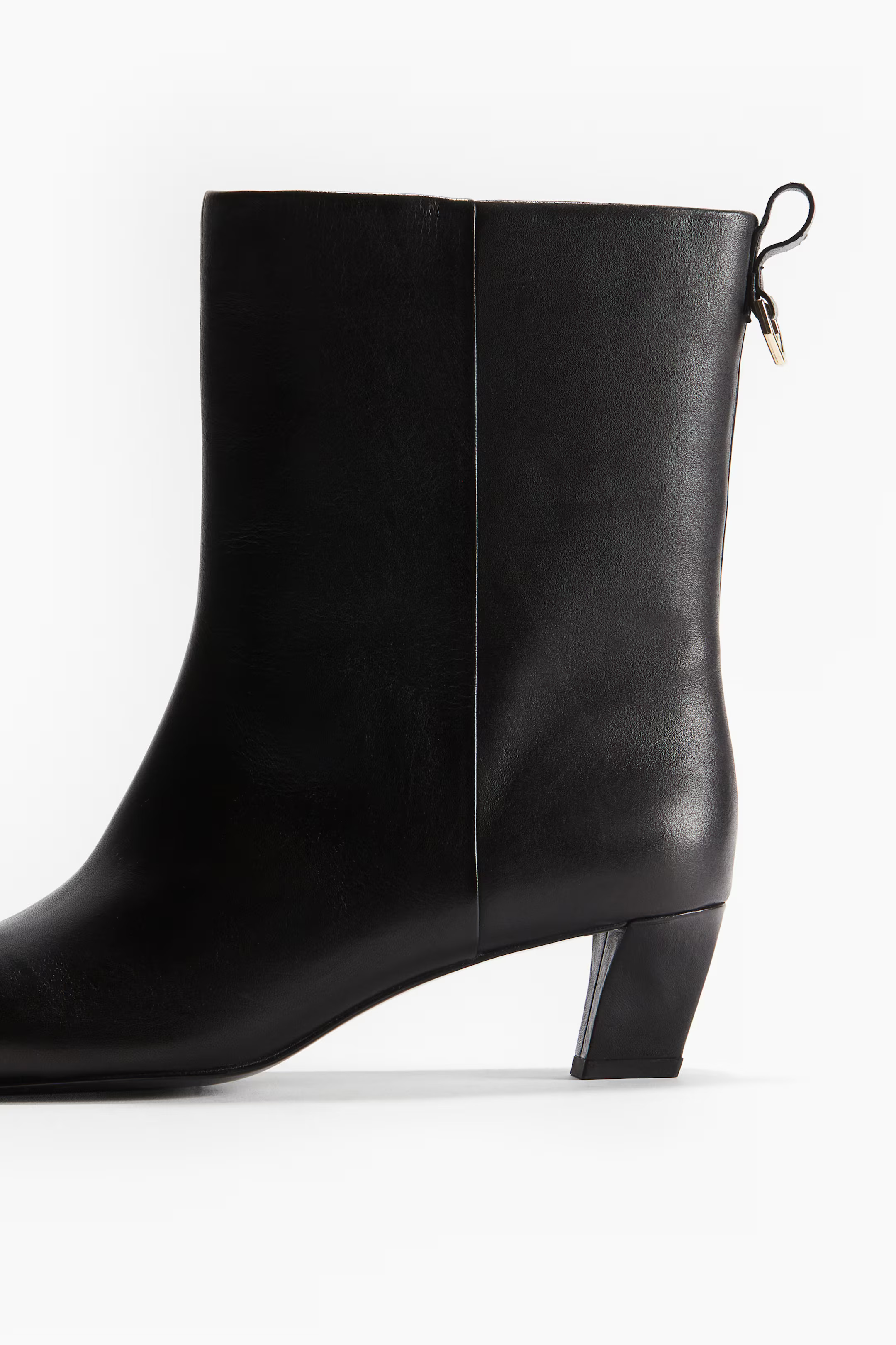 Heeled leather boots | H&M (UK, MY, IN, SG, PH, TW, HK)