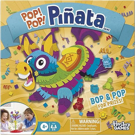 Pop! Pop! Pinata Game | Replayable Pinata Game with 30+ Prizes | Ages 4 and Up | 2 to 4 Players |... | Amazon (US)