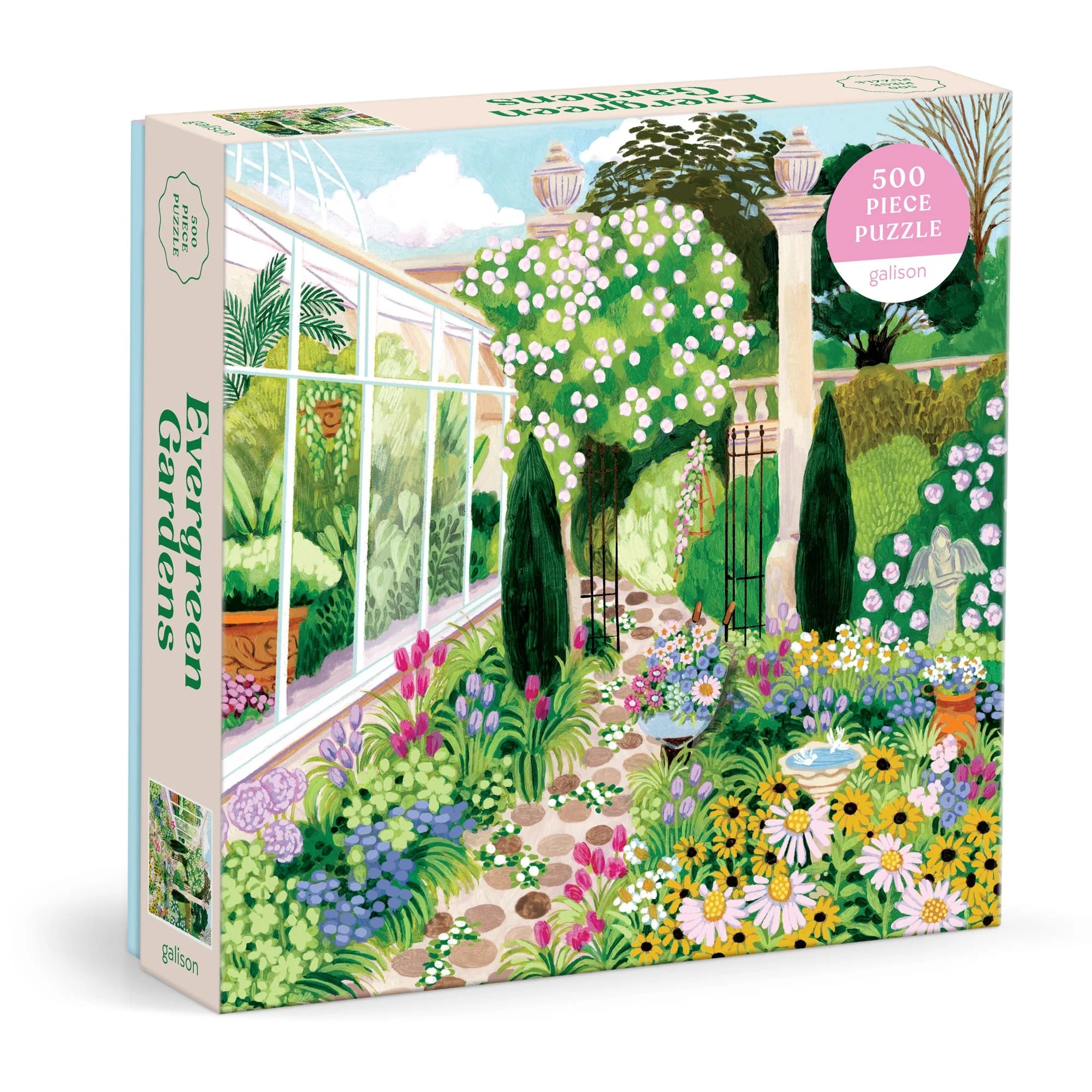 Evergreen Gardens 500 Piece Puzzle | Galison
