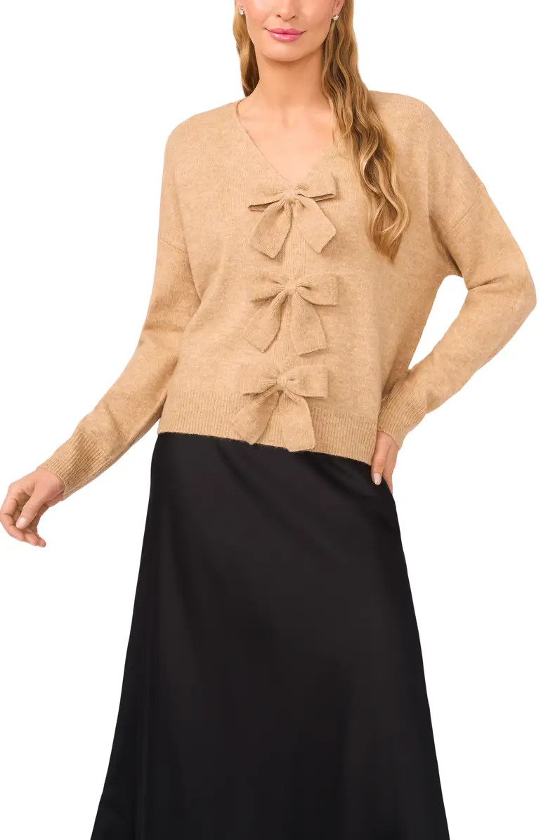 CeCe Bow Front Sweter | Nordstrom | Nordstrom
