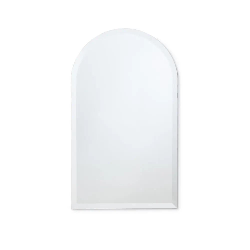 Better Bevel 19-in x 32-in Beveled Frameless Arch Bathroom Vanity Mirror ( Clear ) | 17131 | Lowe's