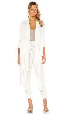 1. STATE Drape Front Cozy Cardigan in Soft Ecru from Revolve.com | Revolve Clothing (Global)