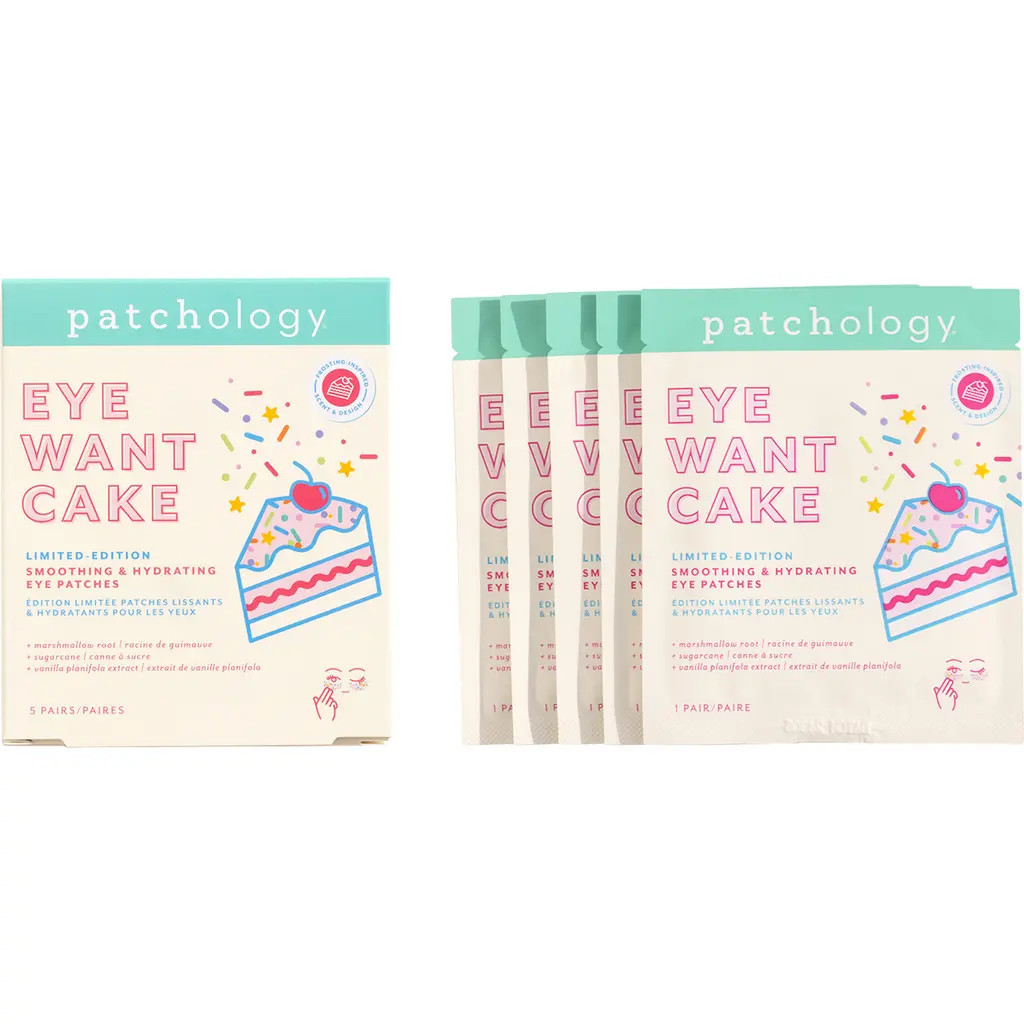 Patchology Eye Want Cake Smoothing & Hydrating 5-Pack Eye Patches at Nordstrom | Nordstrom