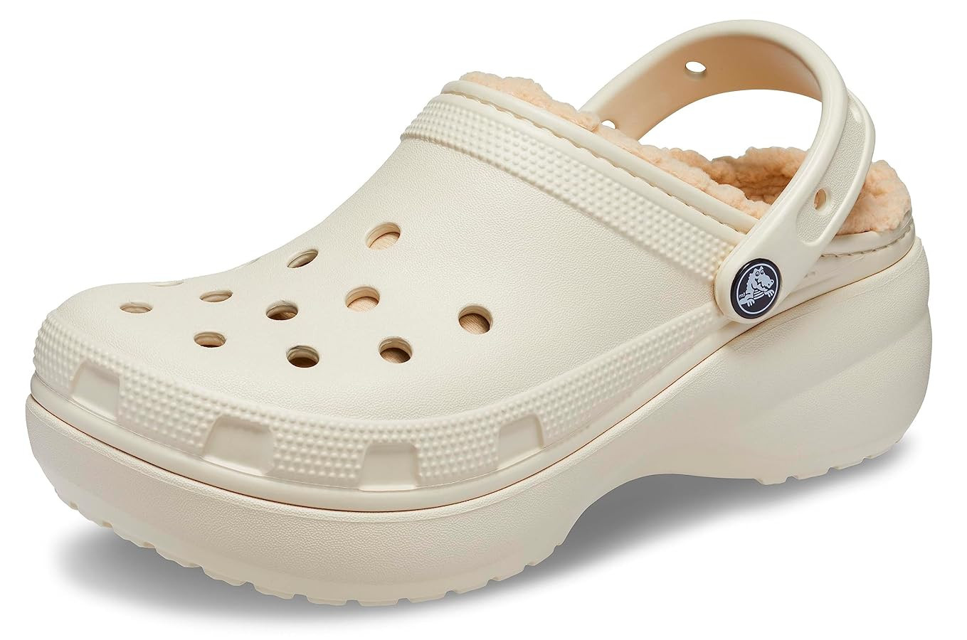 Crocs Womens Classic Lined Platform Clogs | Amazon (US)
