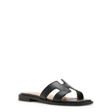 Madden Girl Women s Hailey Flat Slide Sandal | Walmart (US)