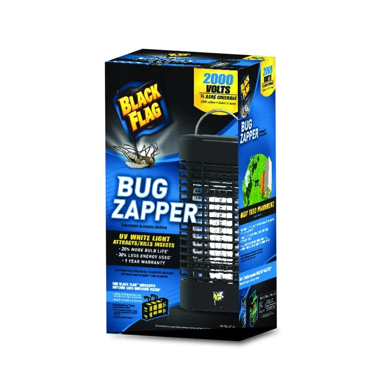 Black Flag 2000 Volt Electronic Plug In Bug Zapper Insect Killer with Half Acre Coverage, Include... | Walmart (US)