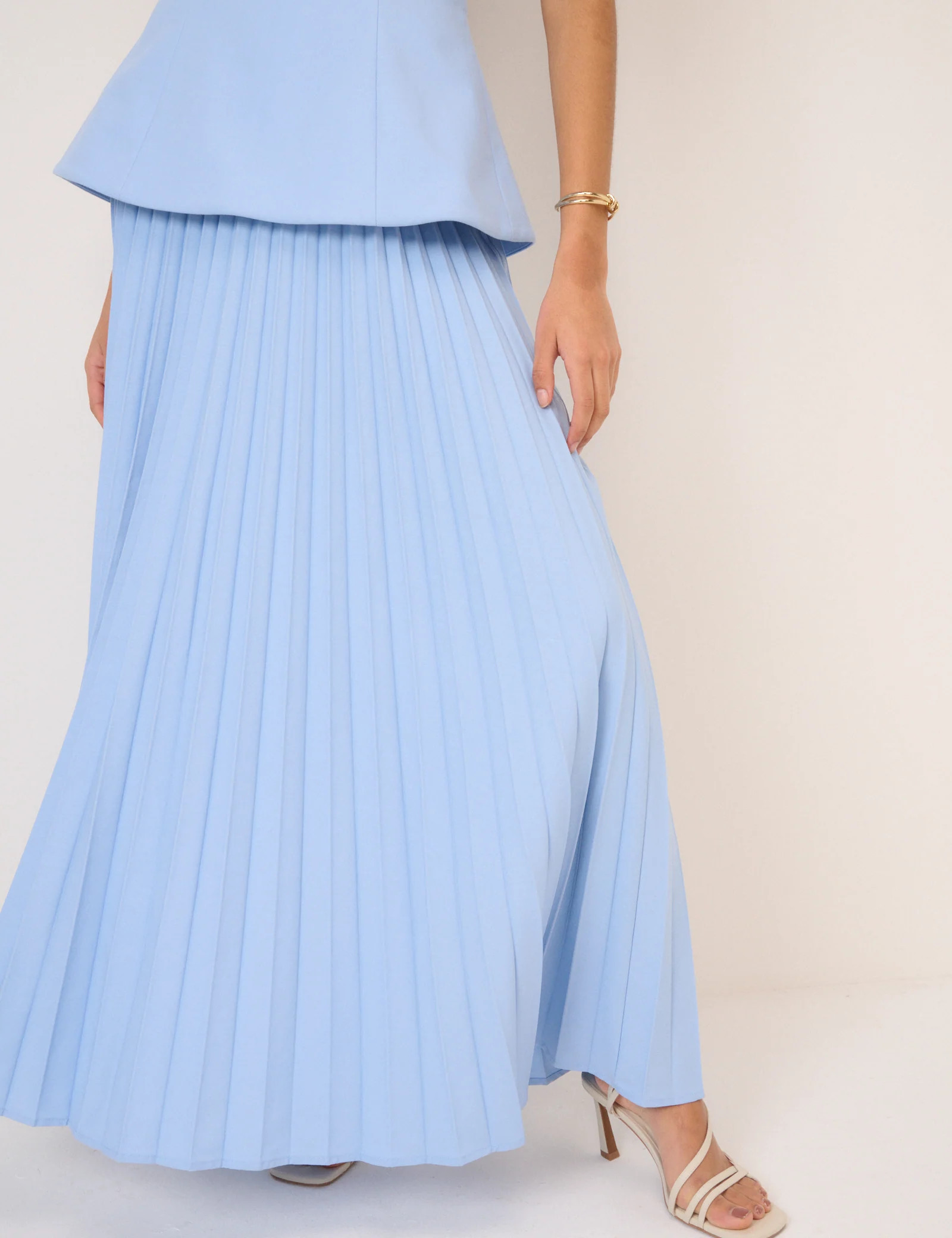 Blue Bandeau Ophelia Maxi Dress | Nobody's Child