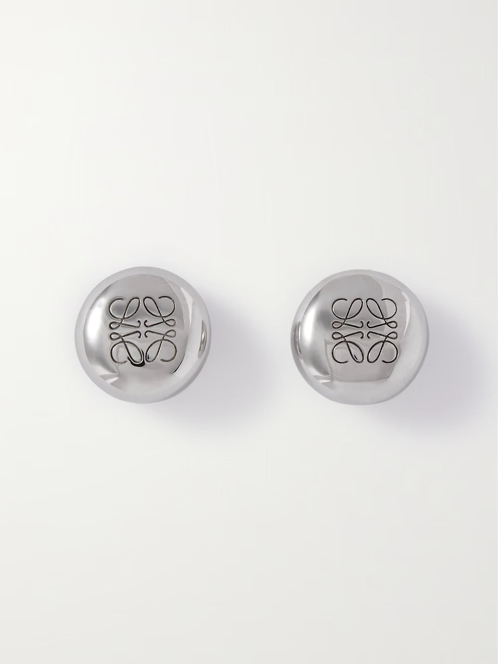 Pebble silver earrings | NET-A-PORTER (US)