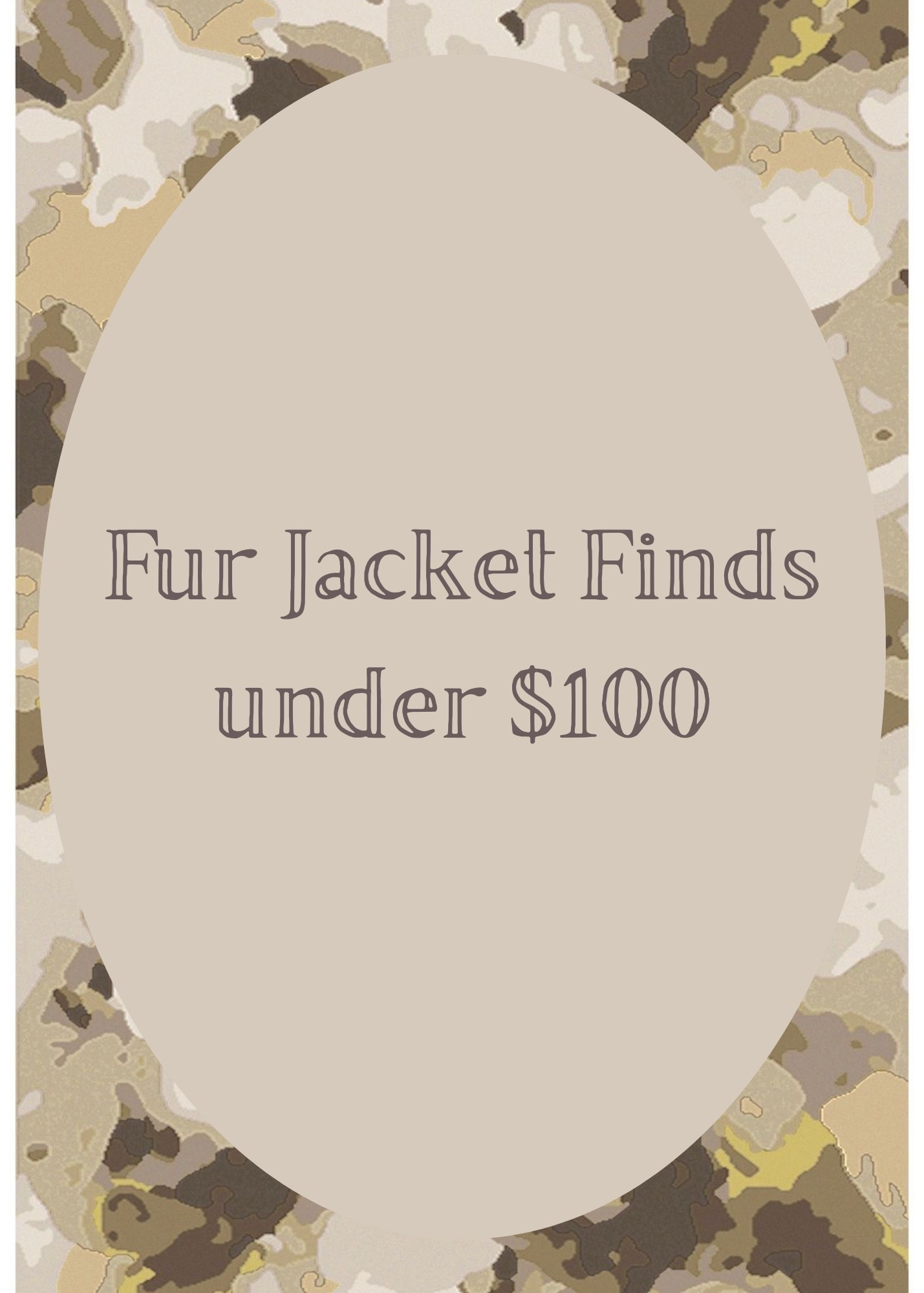 Faux Fur jackets under $100!!!