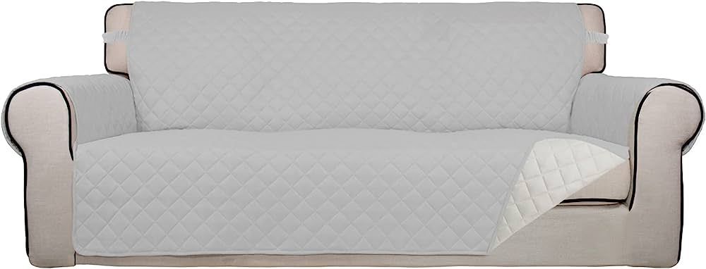 PureFit Reversible Quilted Sofa Cover, Water Resistant Slipcover Furniture Protector, Washable Co... | Amazon (US)