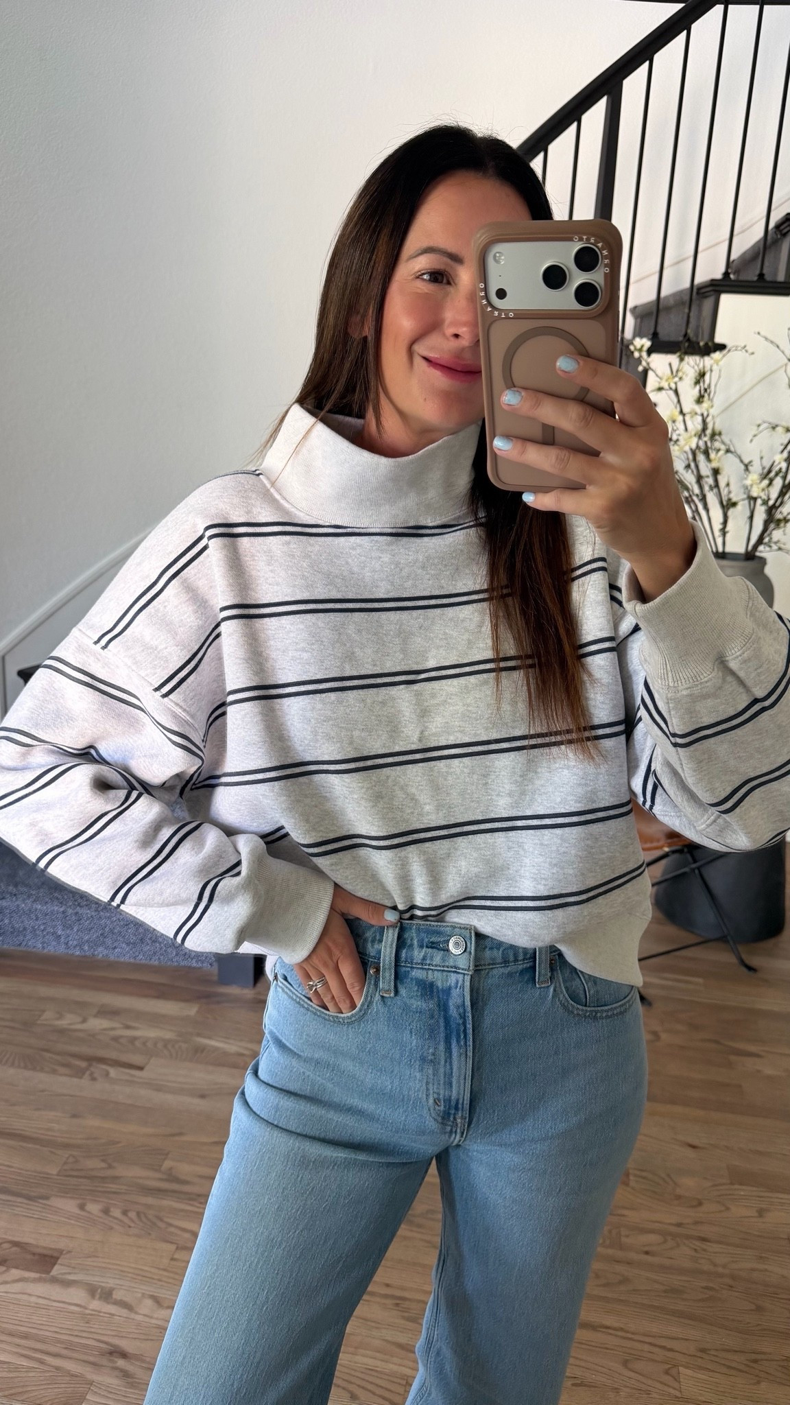 Right now I save 20% on my funnel neck sweatshirt from Abercrombie. You can also use code DENIMAF for an extra 15% off! ￼

#LTKgrwm #LTKootd #LTKSaleAlert