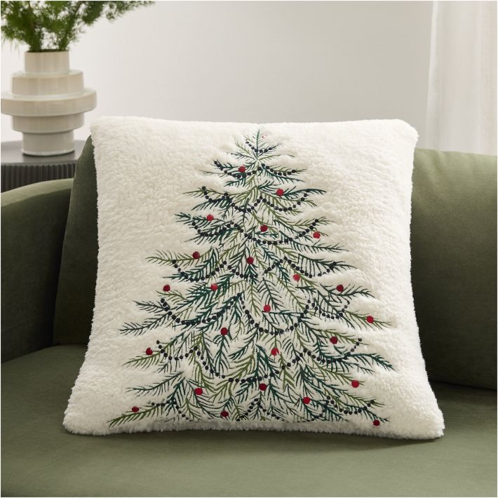 Festive Tree Pillow Cover | West Elm (US)