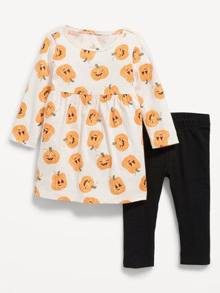 Printed Dress &amp; Leggings Set for Baby | Old Navy (US)