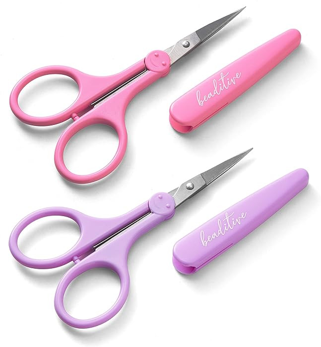 High Precision Detail Scissors Set (2-Pc) Sharp, Fine Tips | Paper Cutting, Scrapbooking, Sewing,... | Amazon (US)