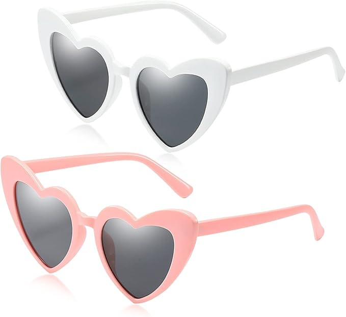 RTBOFY Vintage Cat Eye Heart Sunglasses for Women Classic Cat Eye Heart Glasses Heart Shaped Sung... | Amazon (US)
