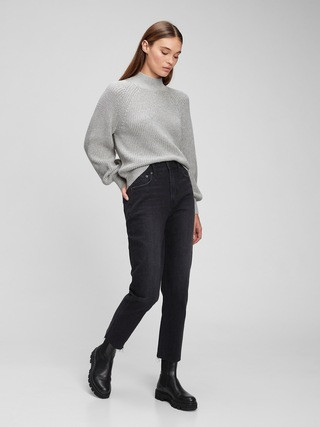Shaker Stitch Mockneck Sweater | Gap (US)