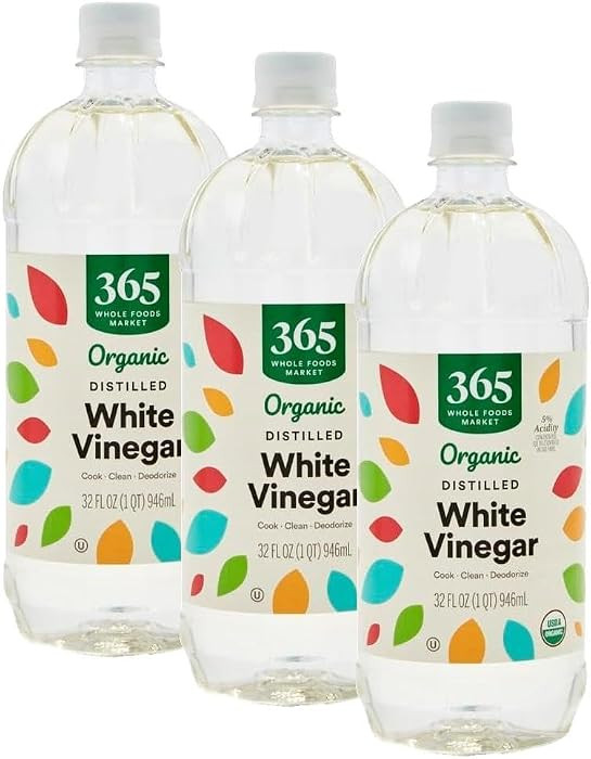 365 by Whole Foods Market, Organic White Distilled Vinegar, 32 Fl Oz (Pack of 3) | Amazon (US)
