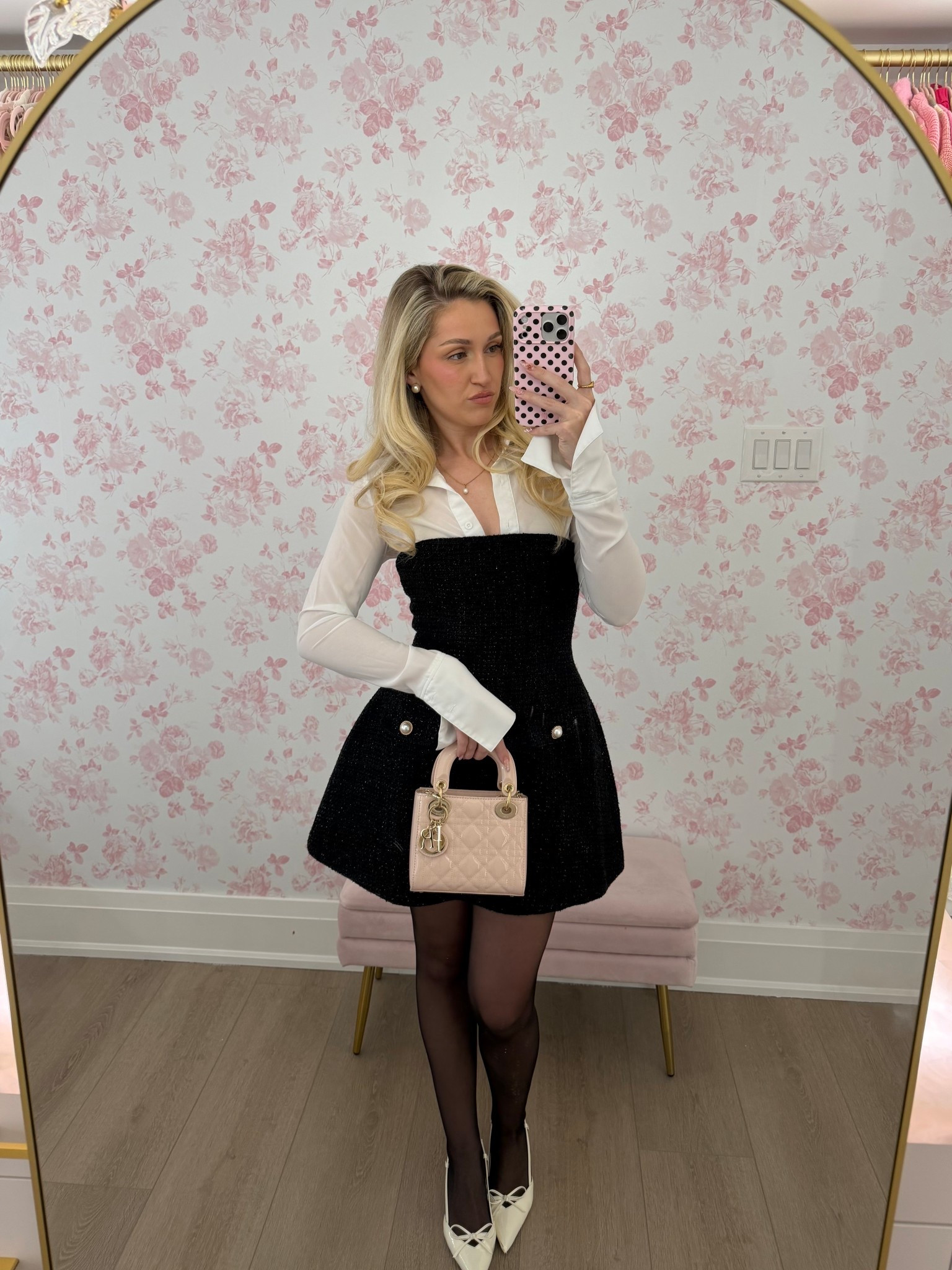 the perfect chanel inspired outfit with a little black tweed dress 🤍 

#LTKcanada #LTKstyletip #LTKdresses