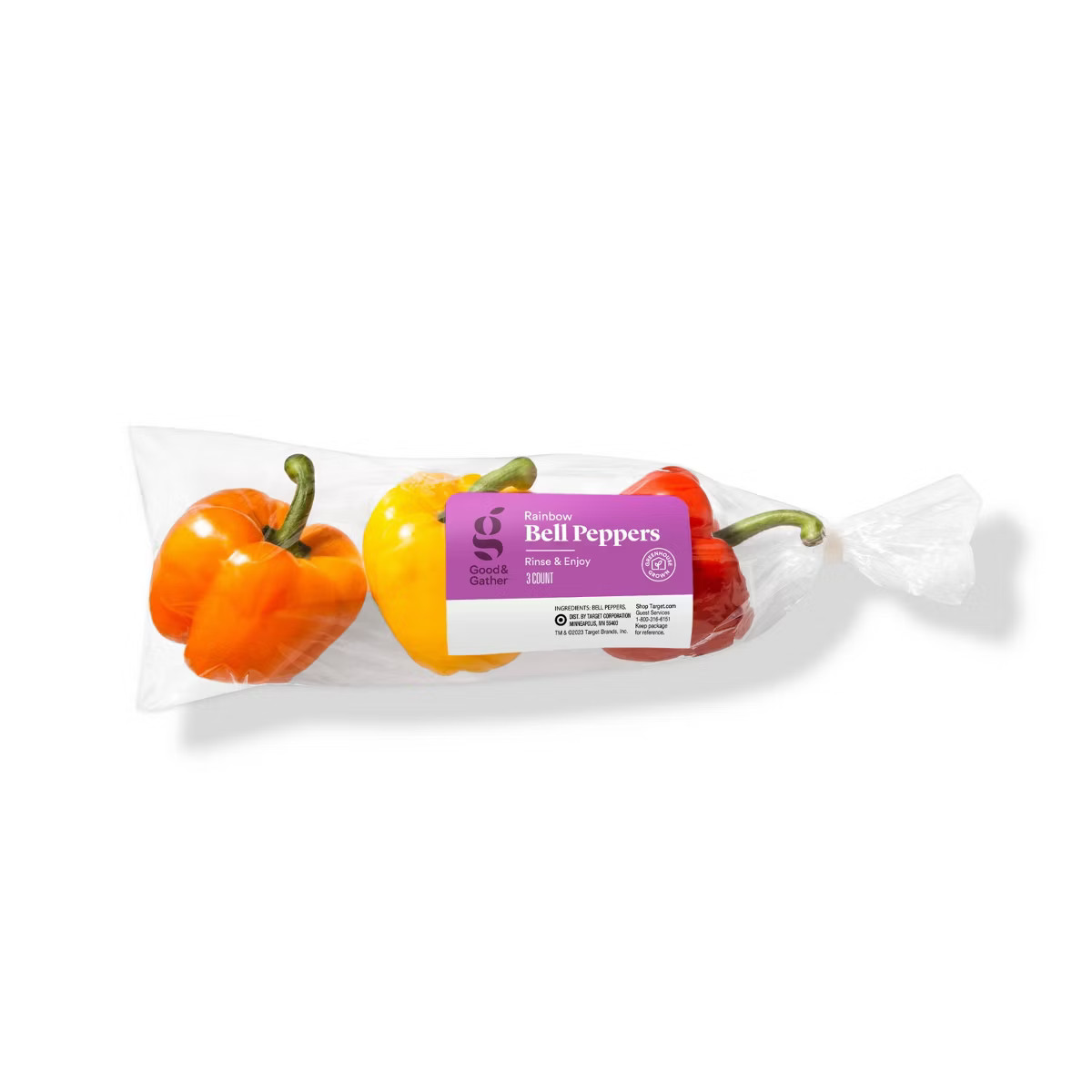 Rainbow Bell Peppers 3ct - Good & Gather™ | Target