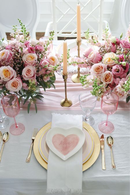 Valentine dinner heart shaped plates for Valentine’s dinner or Galentine’s day! 

#LTKhome #LTKMostLoved #LTKSeasonal