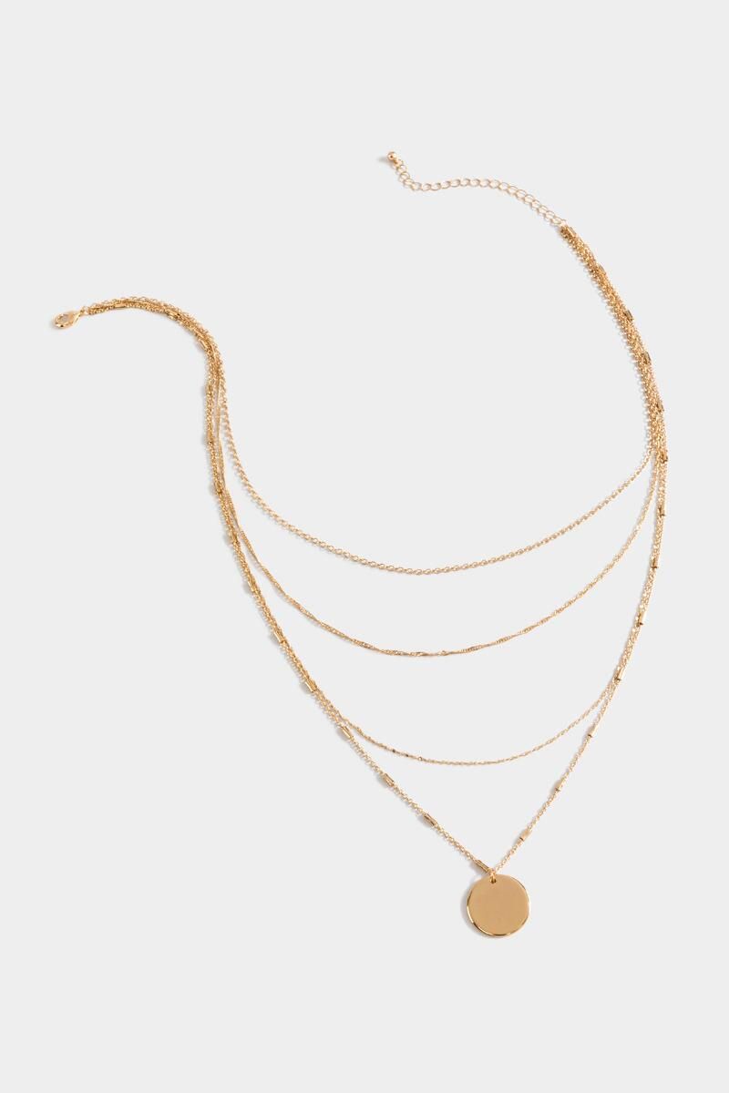 Brandi Coin Drop Layered Necklace | Francesca’s Collections