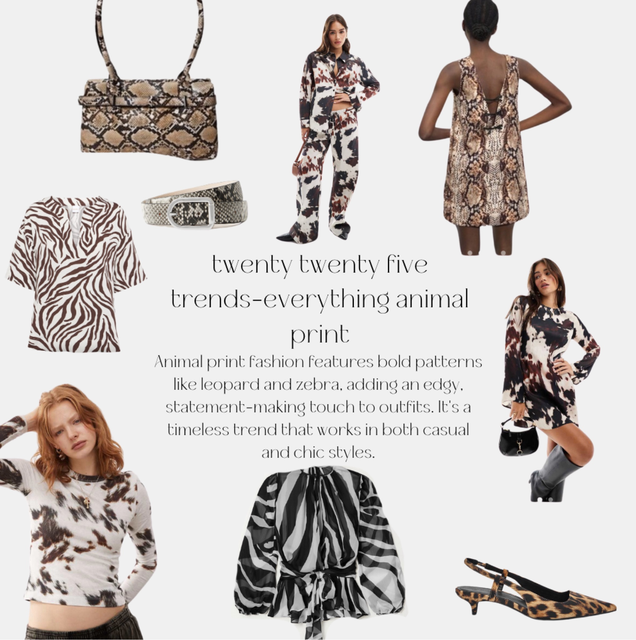 2025 trend prediction everything animal! 🐄🐅🦓

#LTKaustralia #LTKstyletip #LTKsummer