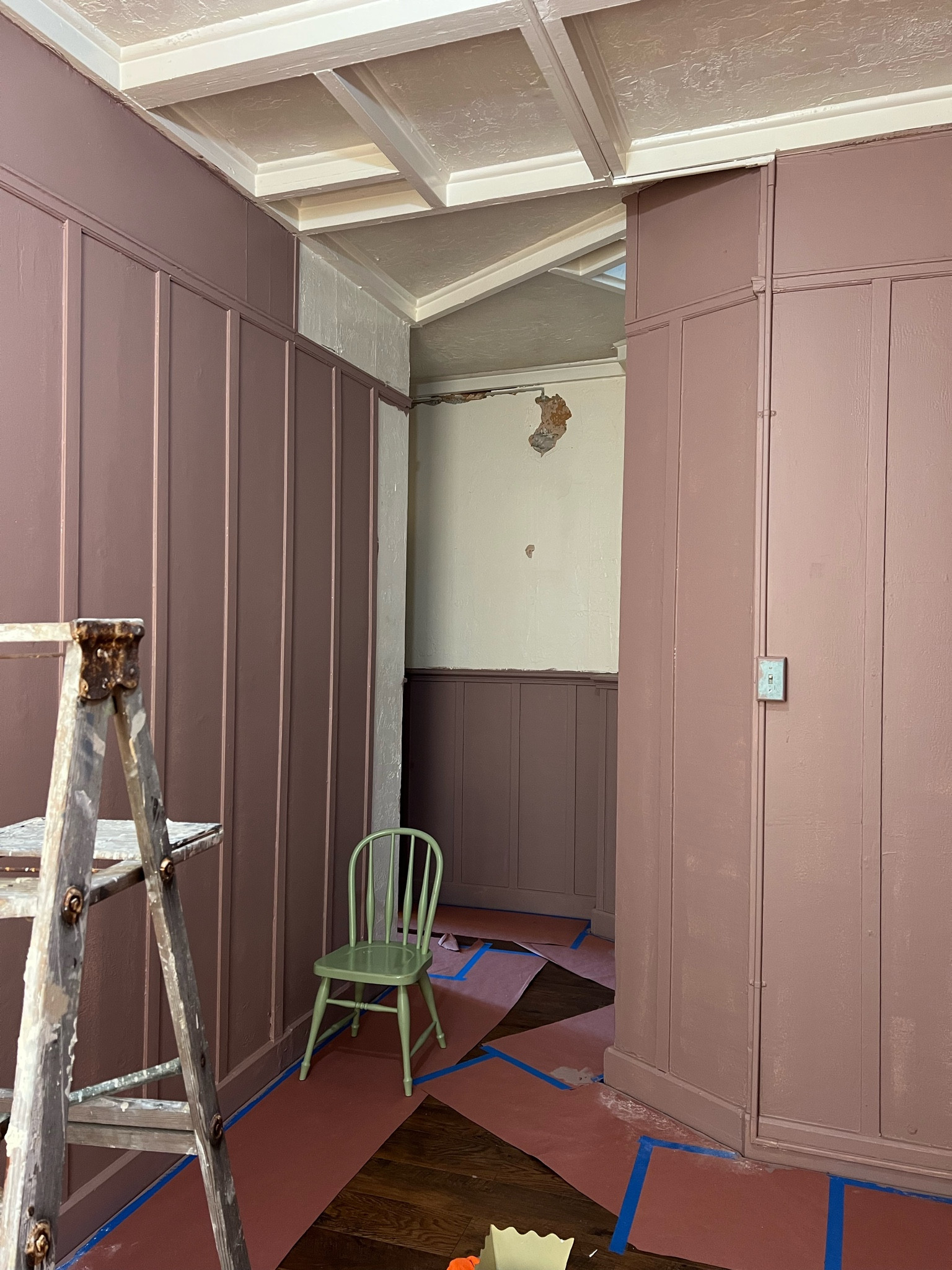 Only one coat on but absolutely in love with this paint color in the girls room! Sulking room pink by farrow and ball  

#LTKbaby #LTKfamily #LTKhome