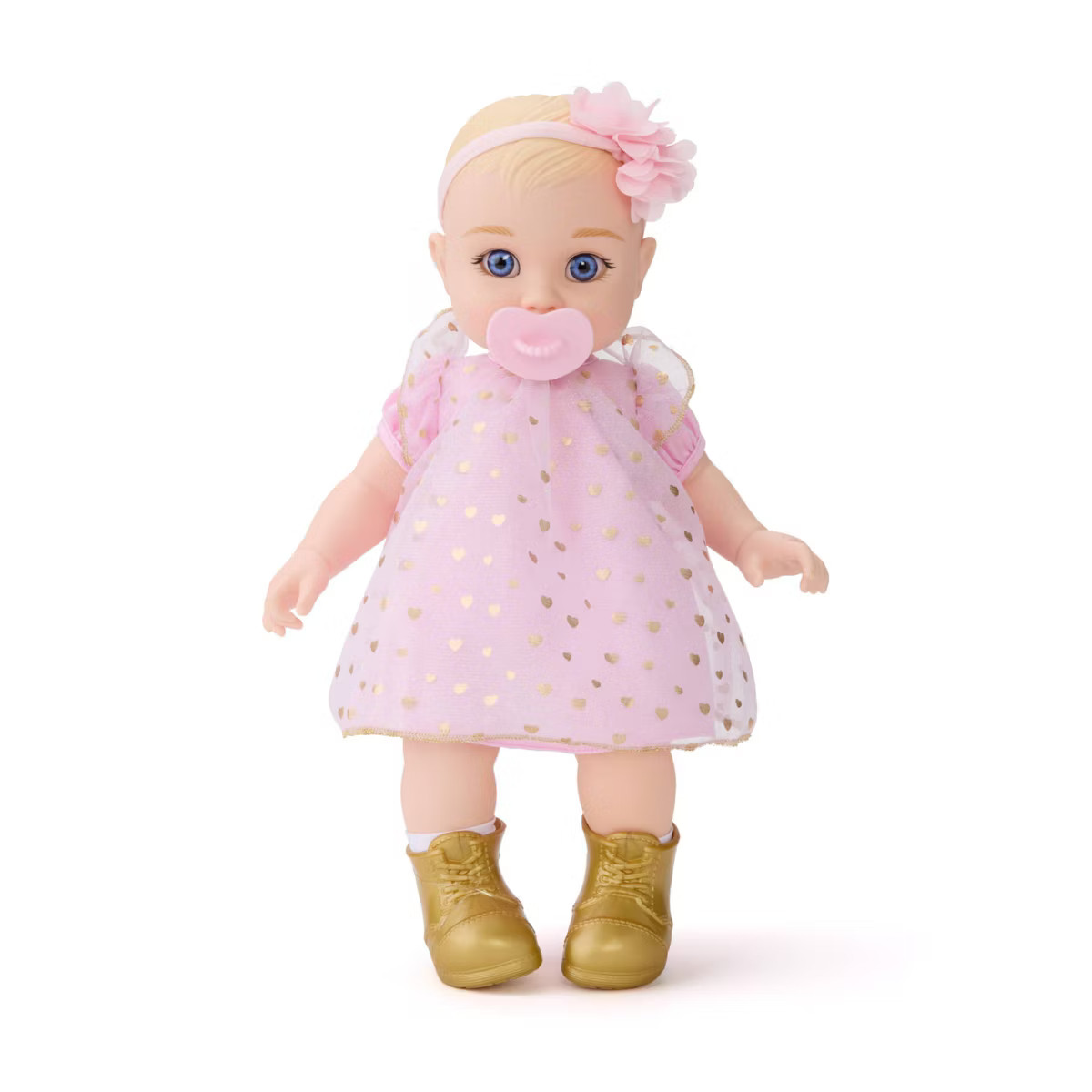 FAO Schwarz 14" Cuddle Baby Doll - Blonde Hair | Target