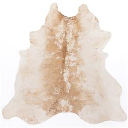 Brantley Rustic Lodge Natural Brown Cowhide Rug - 5'x7' | Kathy Kuo Home