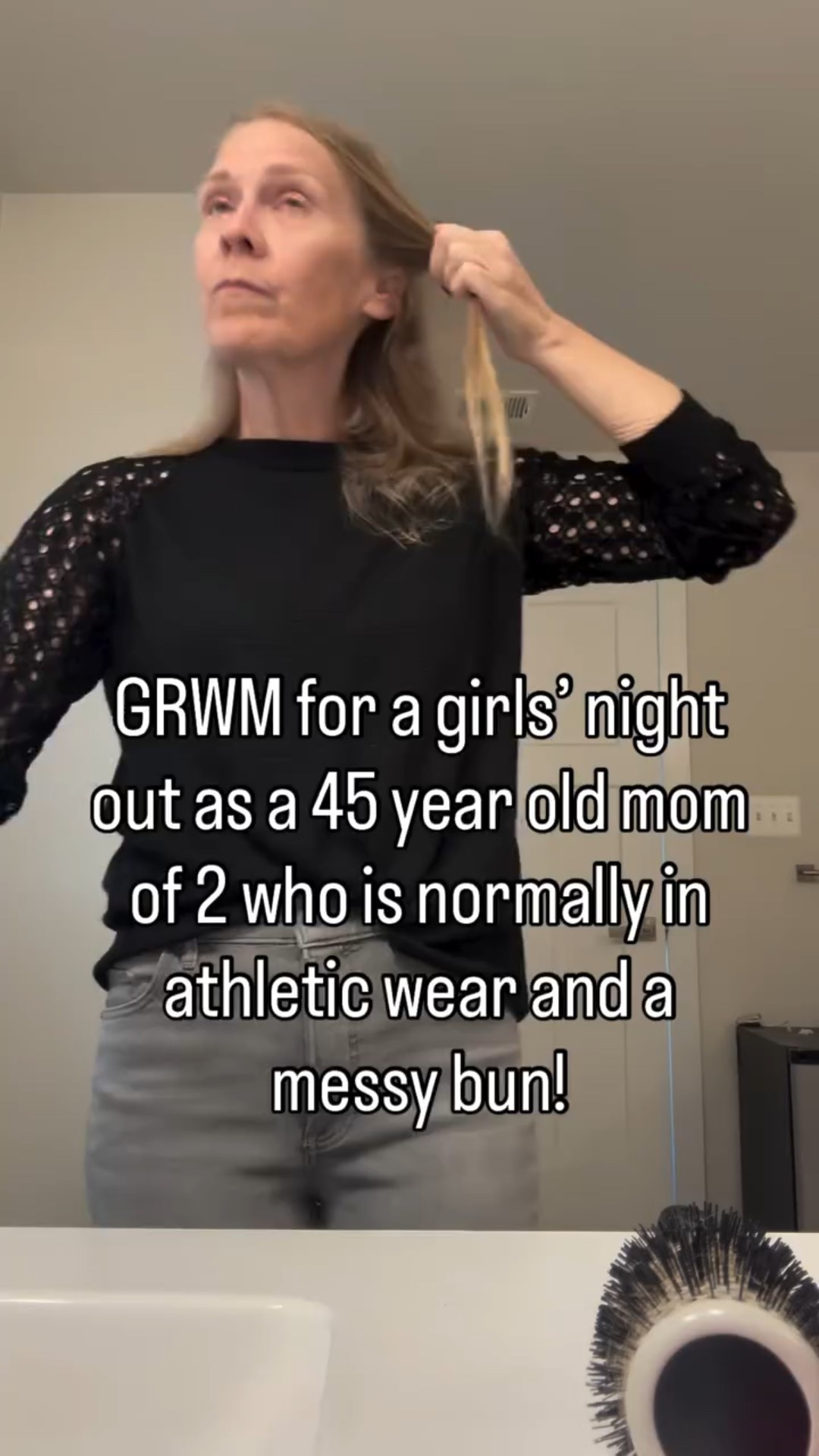 Love an excuse to make myself presentable these days! 🥰

Linked everything in my LTK! Comment “GRWM” and I’ll dm you my faves! 

#grwm #momsnightout #girlsnightout #happyhour #womenover40