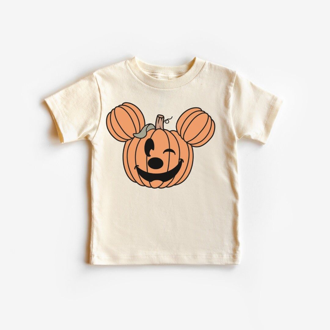 Mouse Pumpkin Kid Tee / Mouse Pumpkin Shirt / Mouse Pumpkin Halloween Baby Tee / Mouse Pumpkin To... | Etsy (US)