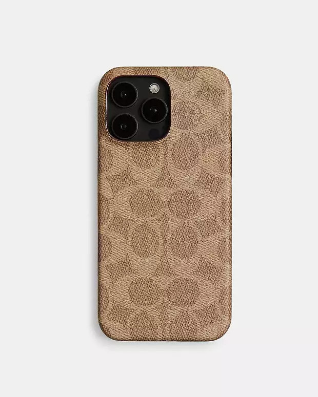Iphone 16 Pro Max Case In Signature Canvas | Coach (US)