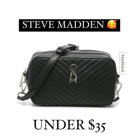 I love this Steve Madden crossbody because it looks designer. This handbag looks like YSL  

#LTKunder50 #LTKstyletip #LTKitbag