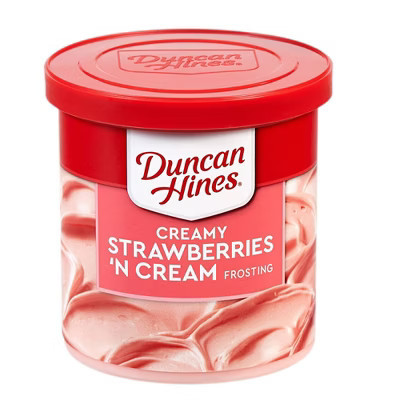 Duncan Hines Strawberry N Cream Frosting - 16oz | Target