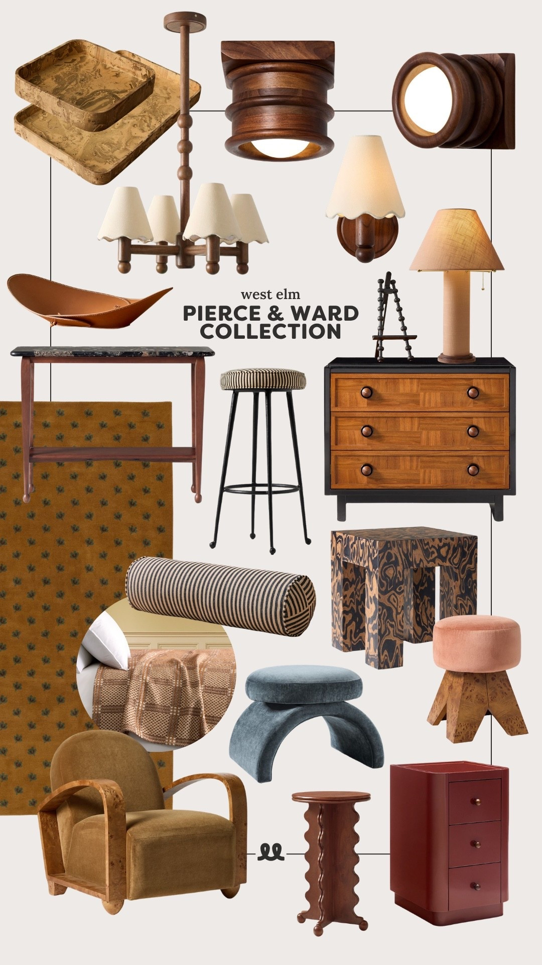 The new Pierce and Ward collection at West Elm has red house written all over it! 😍￼

#LTKHome