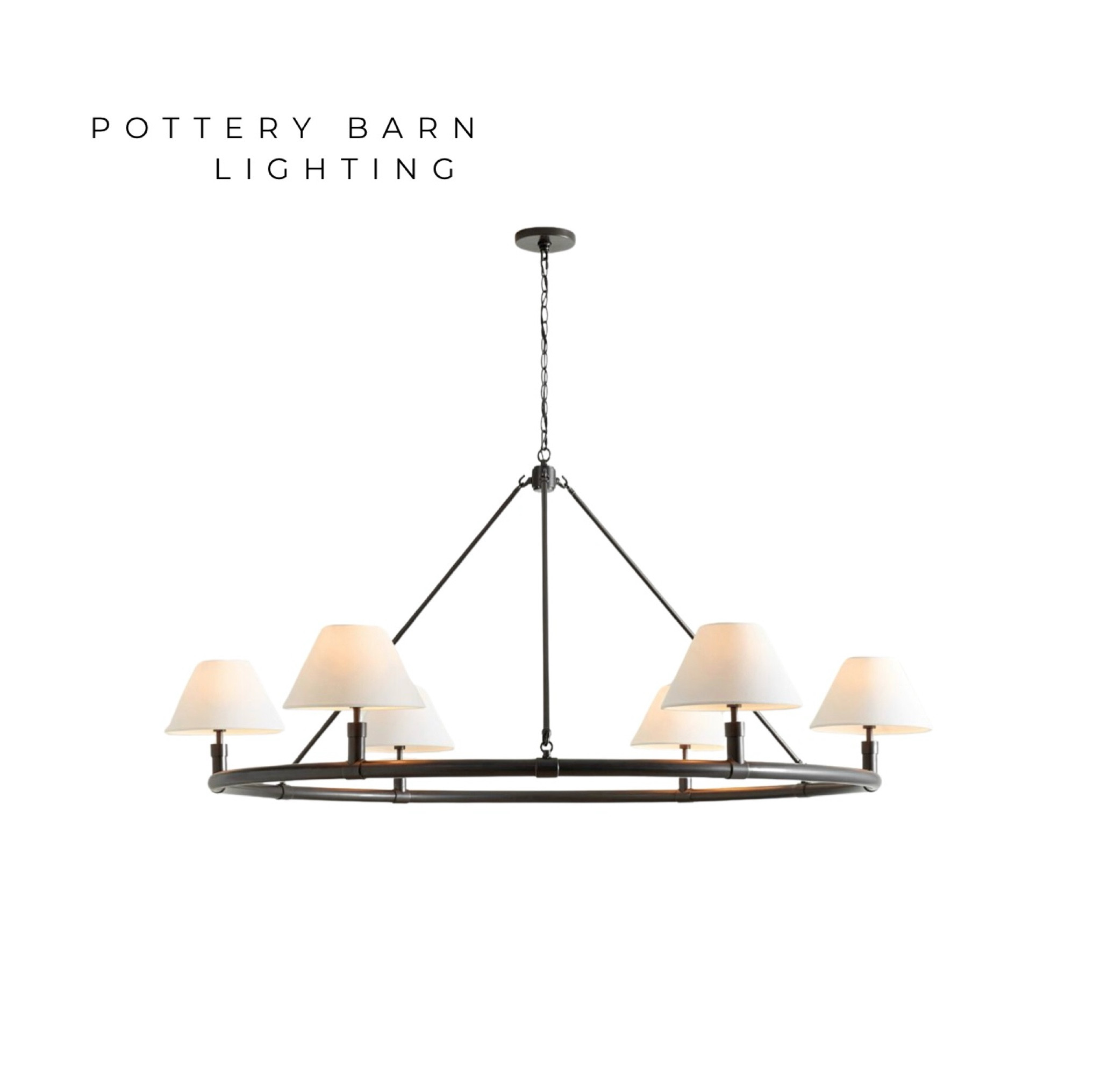 Chambers Round Chandelier Bronze 
Pottery Barn Lighting 



#LTKStyleTip #LTKHome