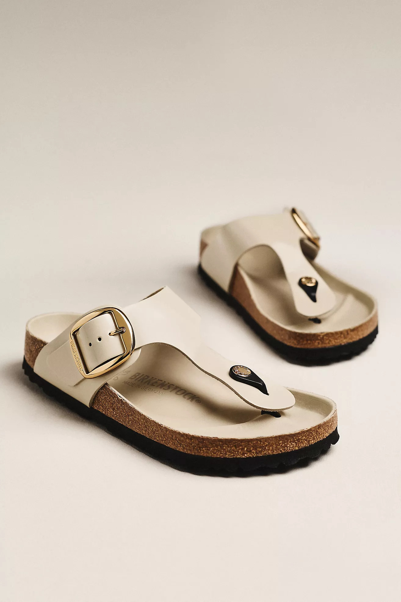 Birkenstock Gizeh Big Buckle High Shine Sandals | Anthropologie (US)