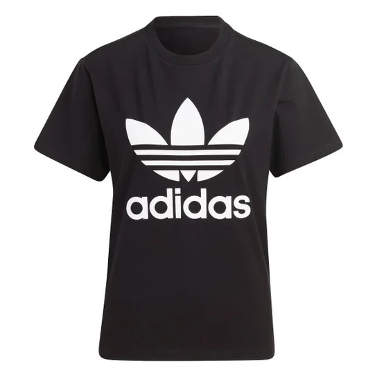 Camiseta Adidas Adicolor Classics Trefoil Feminina - Preto+Branco | Netshoes (BR)