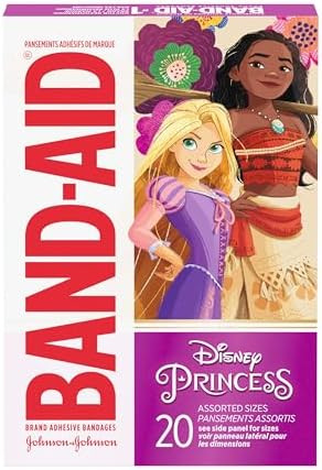 Band-Aid Brand Adhesive Bandages for Minor Cuts & Scrapes, Wound Care Featuring Disney Princess C... | Amazon (US)