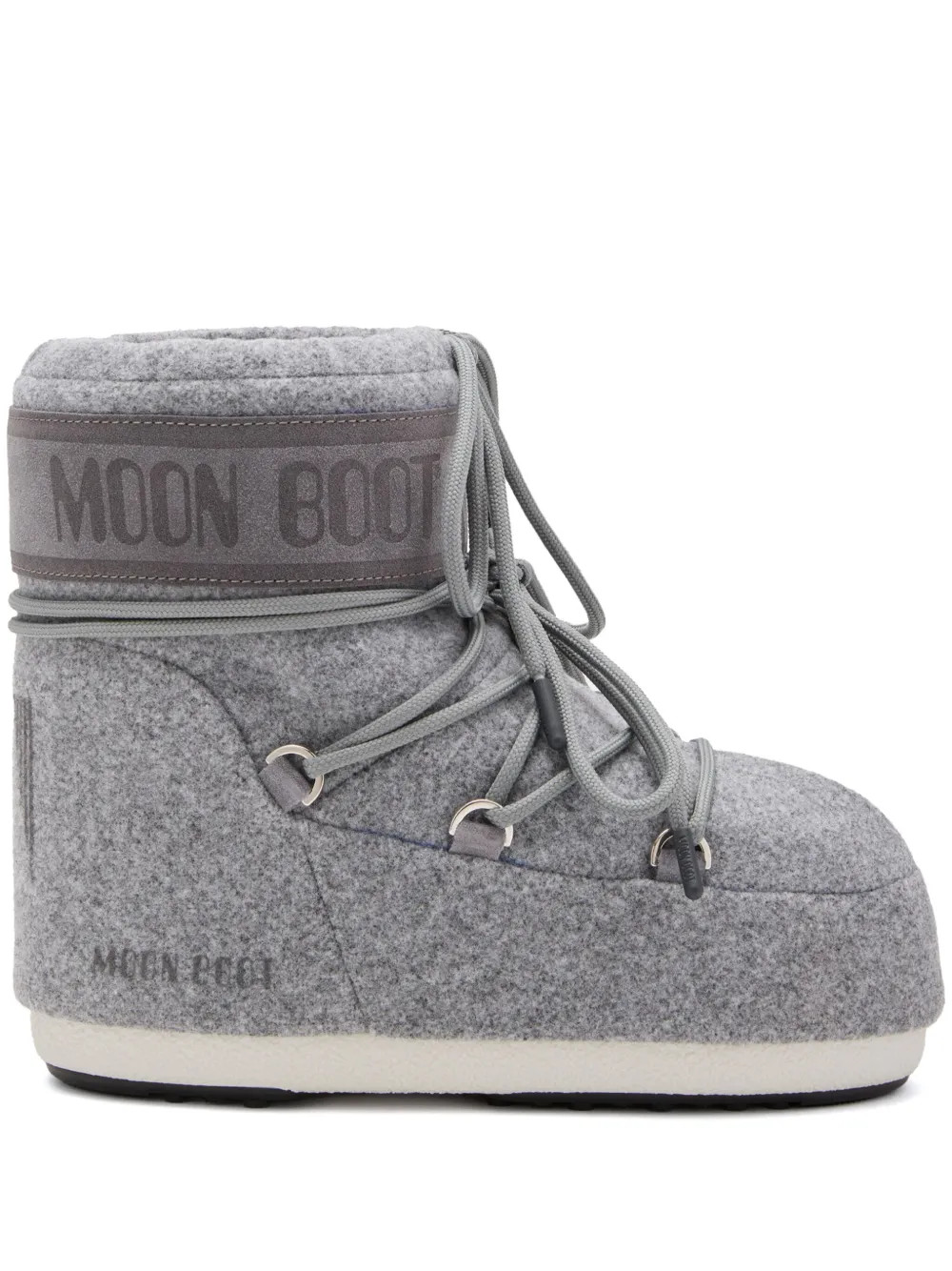 Moon Boot Icon logo-print Boots | Grey | FARFETCH LV | Farfetch Global