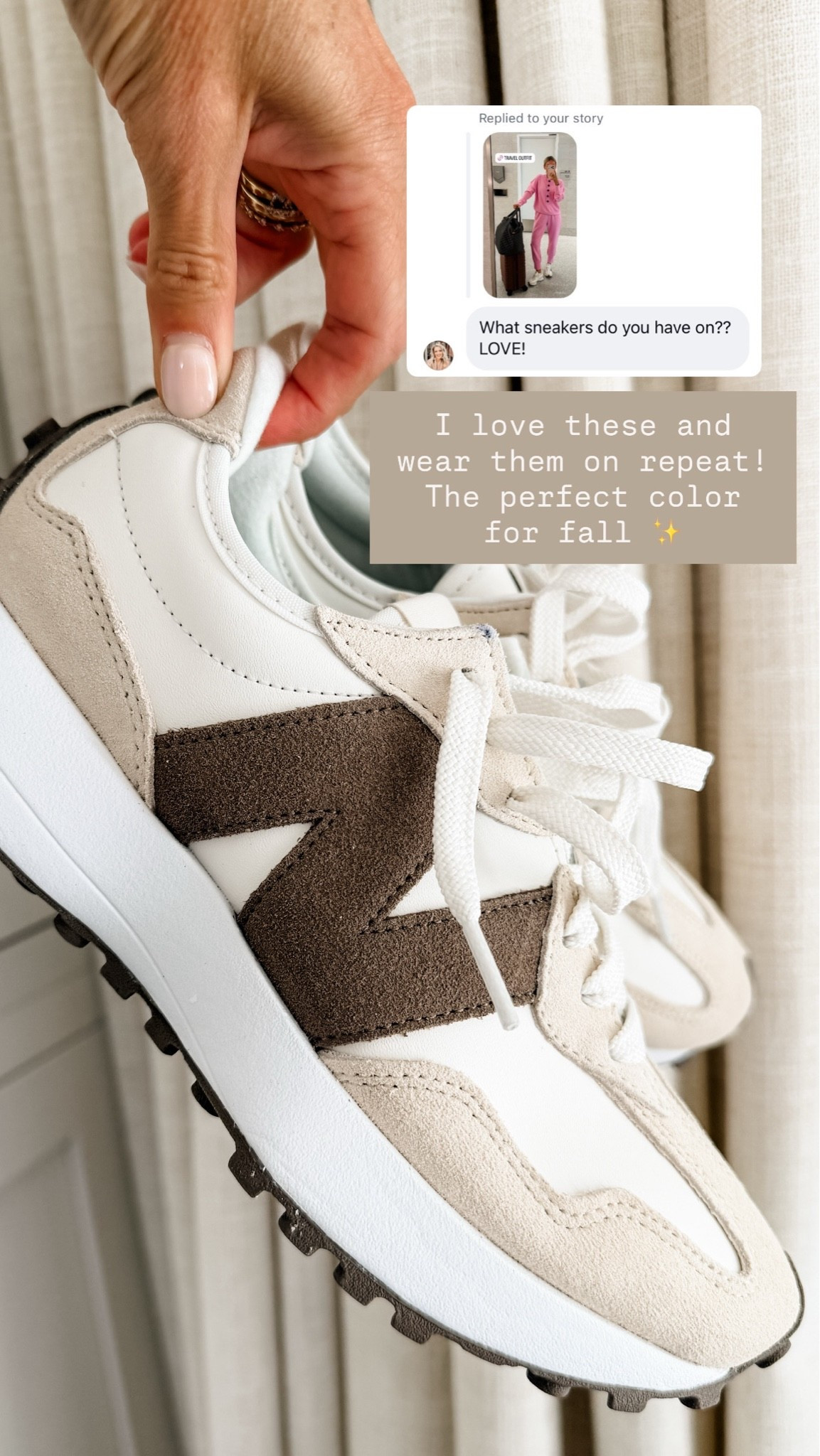 I have these sneakers in several colors and I love them! So comfy and stylish!

Loverly grey, new balance 327, everyday sneaker, neutral stylish sneakers women, fashion finds

#LTKActive #LTKTravel