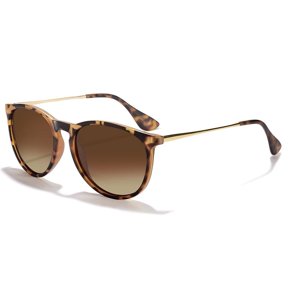 CHBP Polarized Sunglasses for Women Men - Trendy 2025 Vintage Classic Retro Round Mirrored Lens D... | Amazon (US)