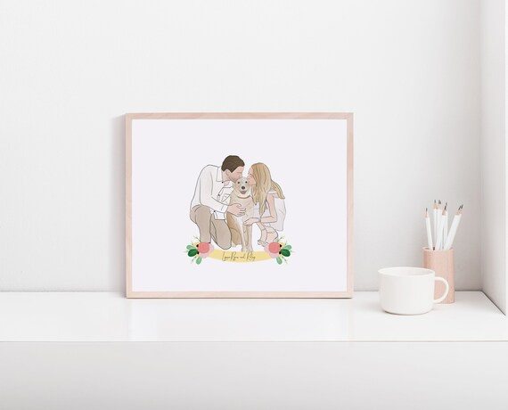 Personalised couple portrait   Digital pen  Digital portrait | Etsy | Etsy (US)