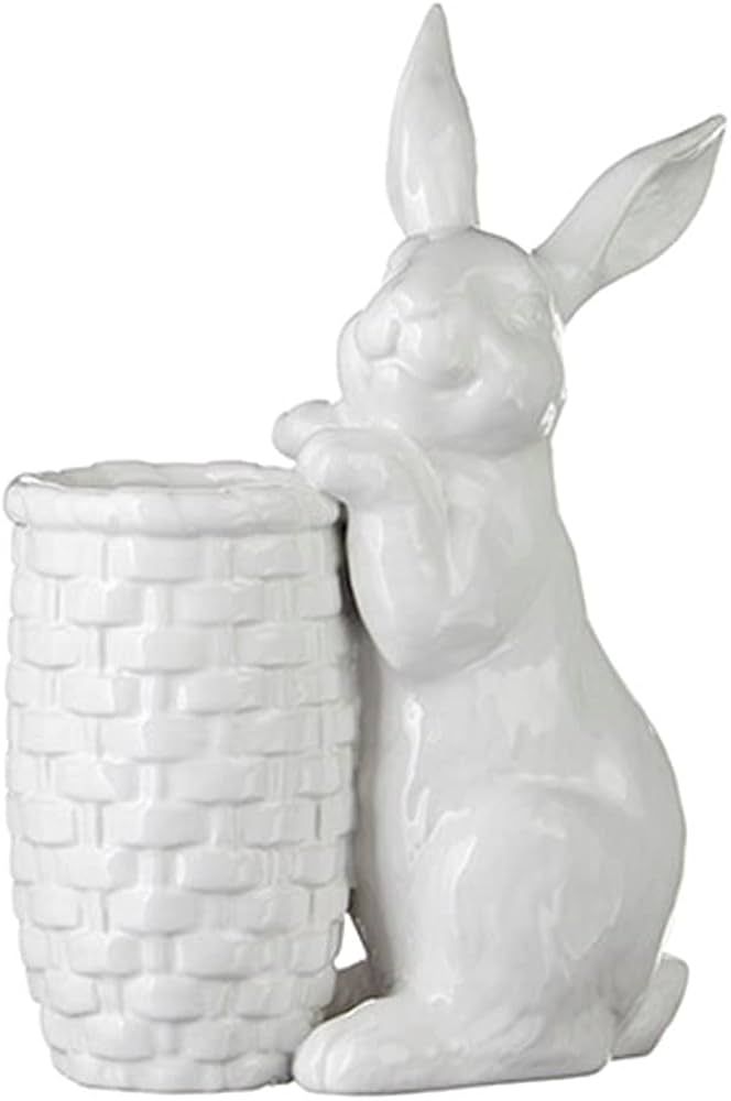 RAZ Imports 4201628 Bunny Bud Vase, 9.75-inch Height | Amazon (US)