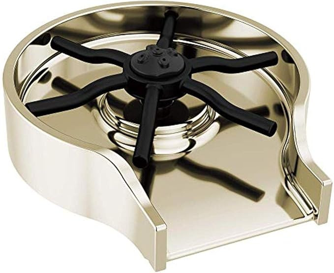 Amazon.com: Delta Faucet Metal Glass Rinser for Kitchen Sinks, Kitchen Sink Accessories, Bar Glas... | Amazon (US)