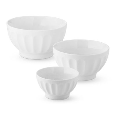 Open Kitchen by Williams Sonoma Ribbed Serving Bowls, Set of 3 | Williams-Sonoma