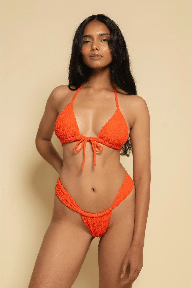 Tangerine Sandra Bikini Bottom | Montce