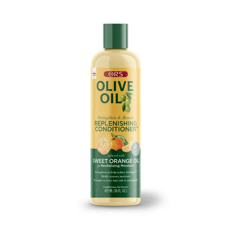 ORS Olive Oil Strengthen & Restore Replenishing Hair Conditioner, All Hair Types, 16 oz | Walmart (US)